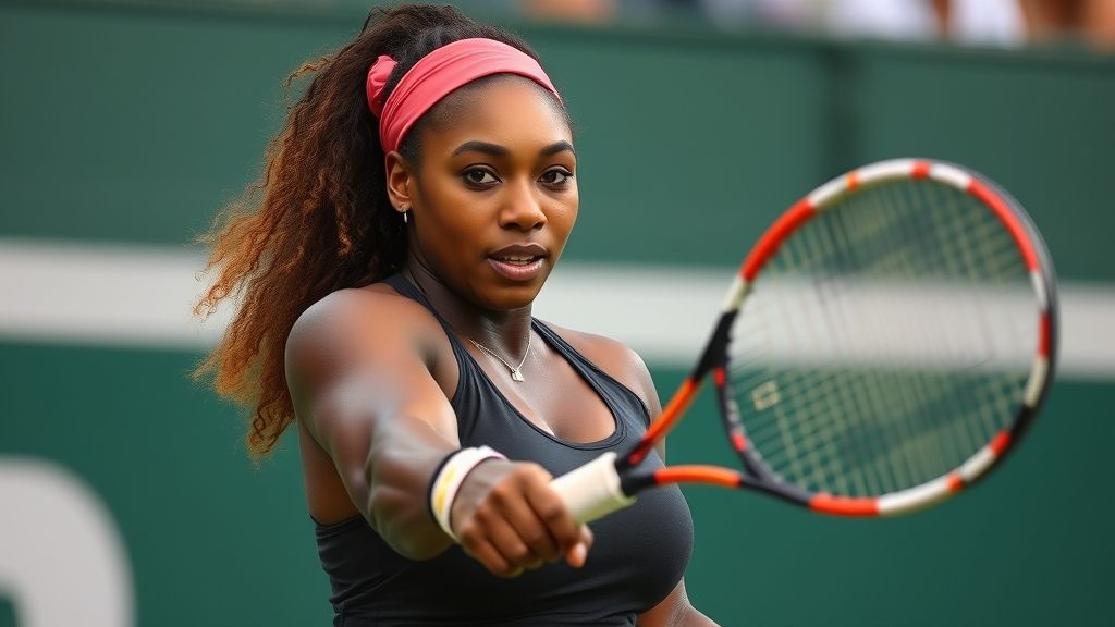 Serena Williams jeune