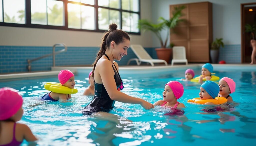 découvrez les multiples avantages des cours de natation à la piscine de villenave-d'ornon : amélioration de la condition physique, apprentissage des techniques de natation, sécurité aquatique et bien-être. que vous soyez débutant ou nageur confirmé, nos cours sont adaptés à tous les niveaux pour faire de la natation un moment de plaisir et de détente.