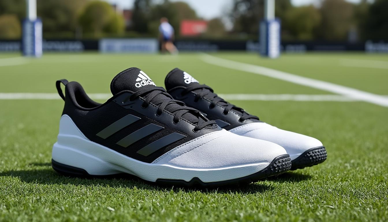 découvrez les chaussures de rugby homme kakari d'adidas, conçues pour offrir confort et performance à tous les niveaux de jeu. avec leur technologie avancée et leur design ergonomique, ces chaussures sont idéales pour les joueurs désireux d'améliorer leurs performances sur le terrain.