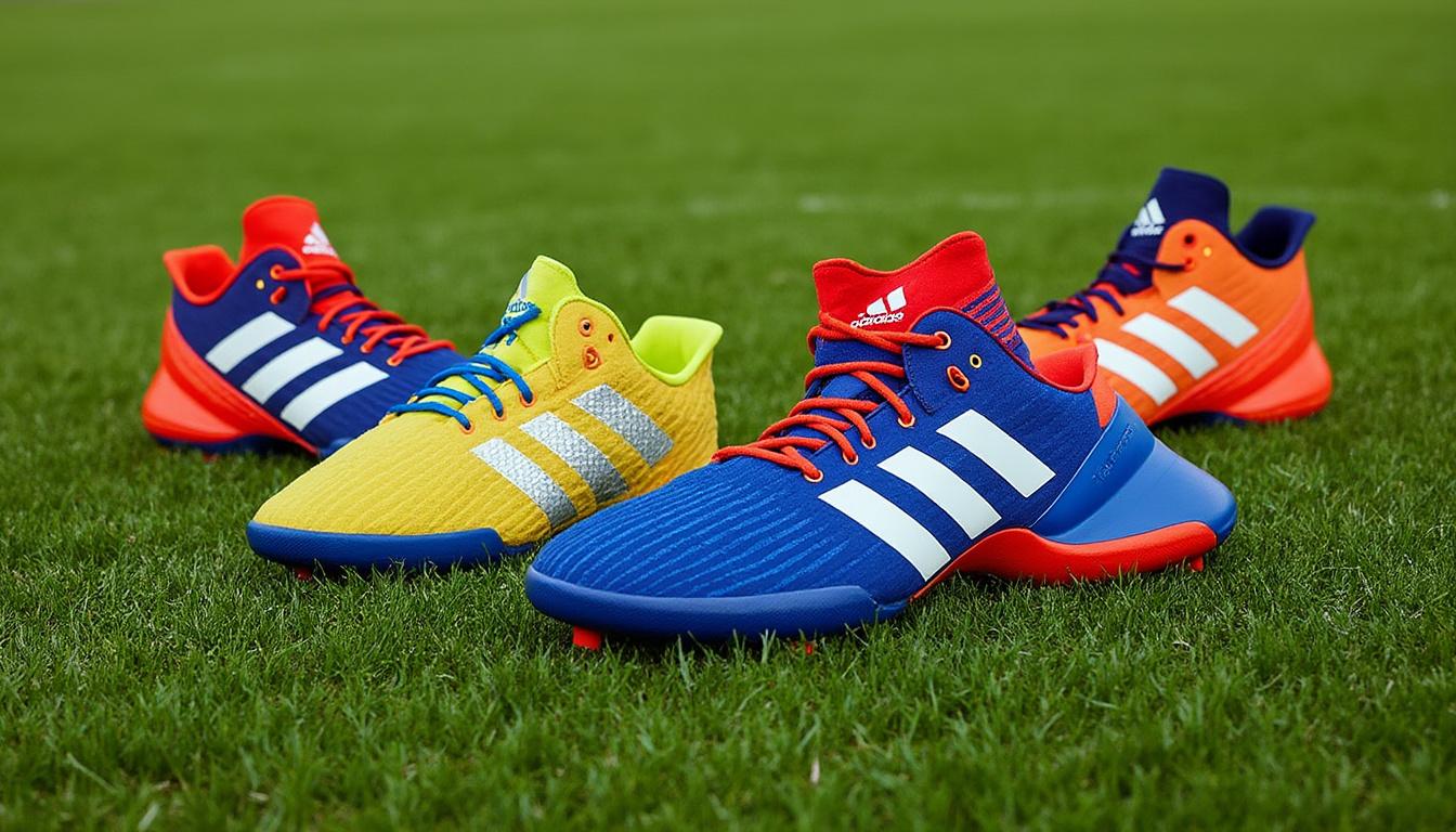 découvrez les chaussures de rugby homme kakari d'adidas, conçues pour offrir un excellent maintien et une traction optimale sur le terrain. adaptées à tous les niveaux de jeu, elles allient performance et confort pour vous aider à donner le meilleur de vous-même sur le terrain.