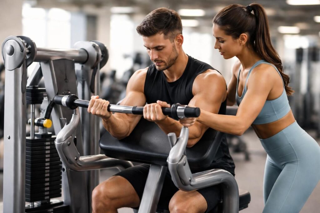 découvrez notre guide complet pour maîtriser la bicep curl machine à la salle de gym, améliorez votre technique et optimisez vos entraînements pour des biceps sculptés.