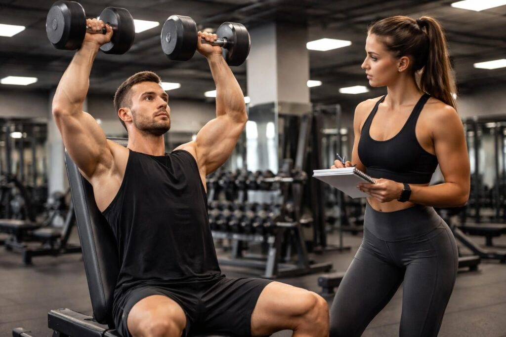 découvrez comment optimiser votre entraînement avec le développé militaire aux haltères grâce à nos conseils et techniques efficaces pour gagner en force et en musculature.