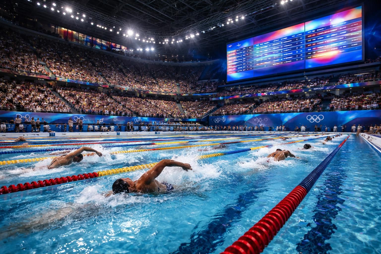 suivez en temps réel le calendrier et les résultats de la natation sportive aux jeux olympiques pour ne rien manquer des performances des athlètes.