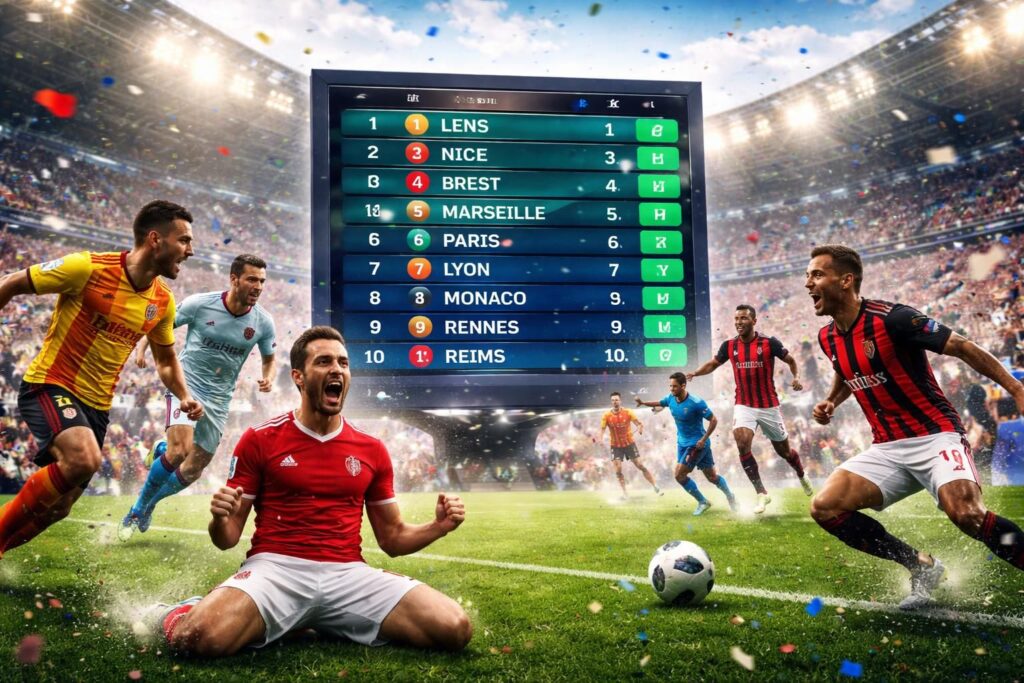 découvrez le classement surprenant du championnat de france de football et les équipes qui bouleversent la hiérarchie cette saison.