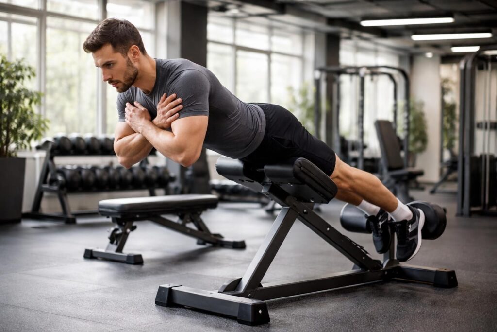 découvrez comment maîtriser les extensions lombaires avec le banc grâce à notre guide complet pour des résultats optimaux et renforcer efficacement le bas du dos.