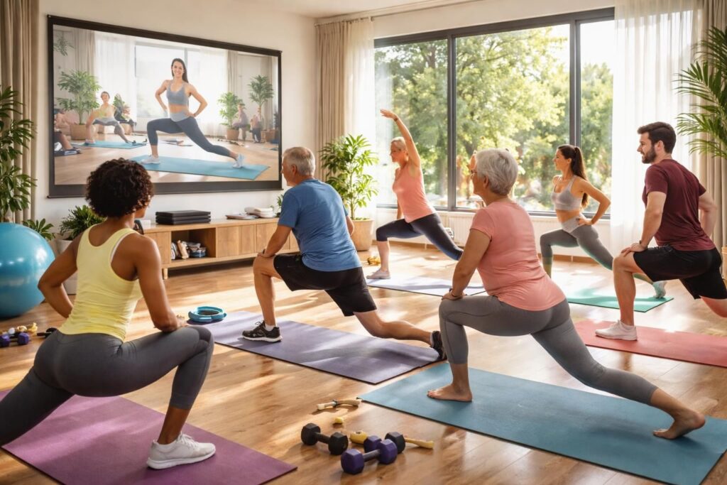 découvrez des séances de gymnastique en streaming adaptées à tous les niveaux, pour rester en forme facilement depuis chez vous.