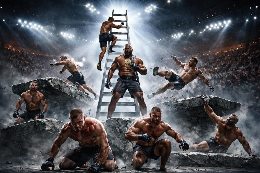 découvrez le classement des poids lourds en ufc et mma, avec un focus sur les ascensions surprenantes et les chutes inattendues des champions actuels et légendaires.