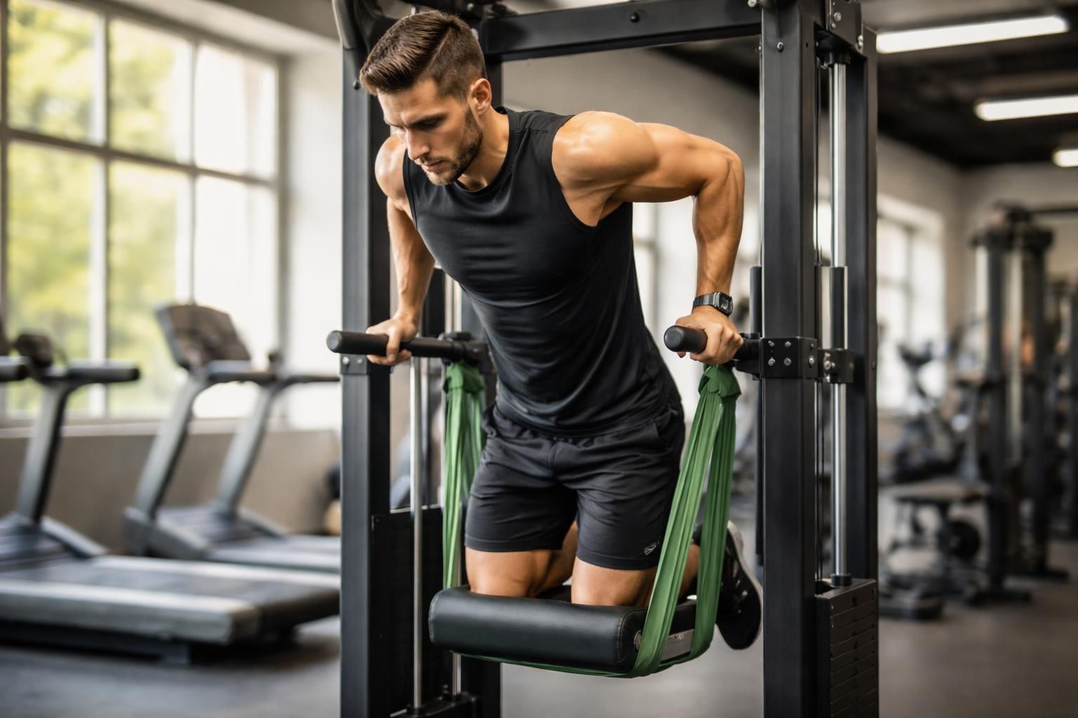 apprenez à maîtriser les dips assistés grâce à nos techniques efficaces et adaptées, idéales pour renforcer vos triceps et améliorer vos performances en toute sécurité.