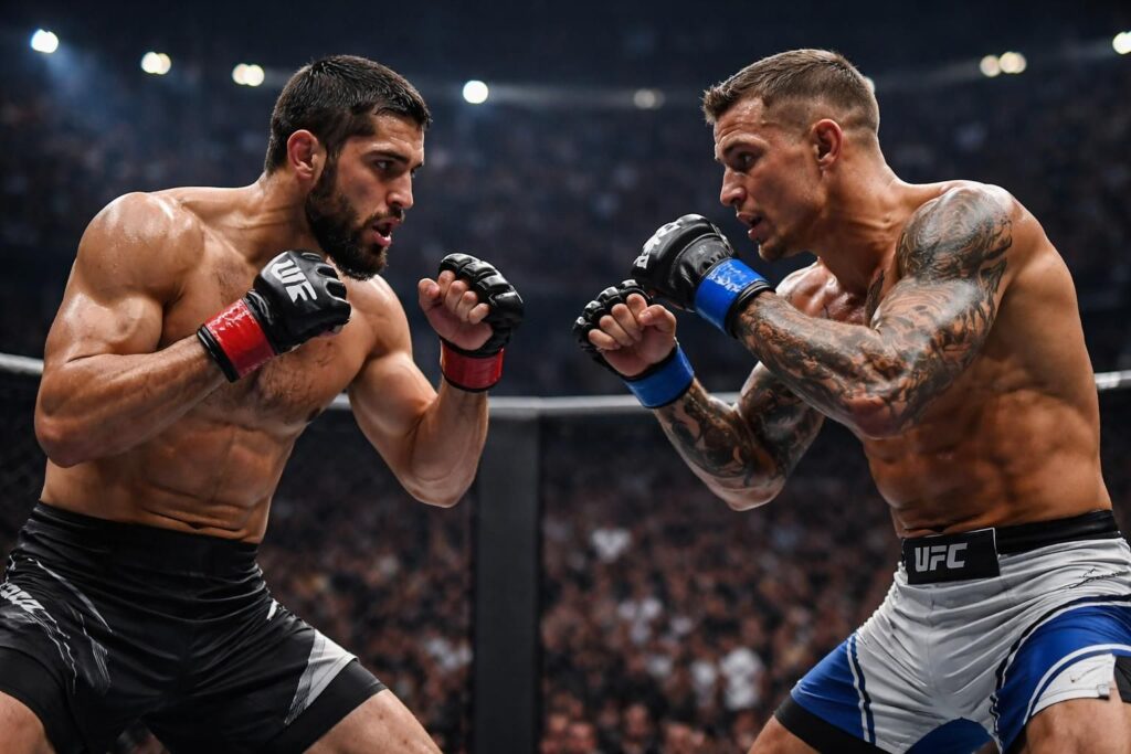 découvrez l'affrontement épique entre makhachev et poirier à l'ufc 302. qui dominera l'octogone et sortira vainqueur de ce combat intense ? suivez toute l'actualité et les analyses.
