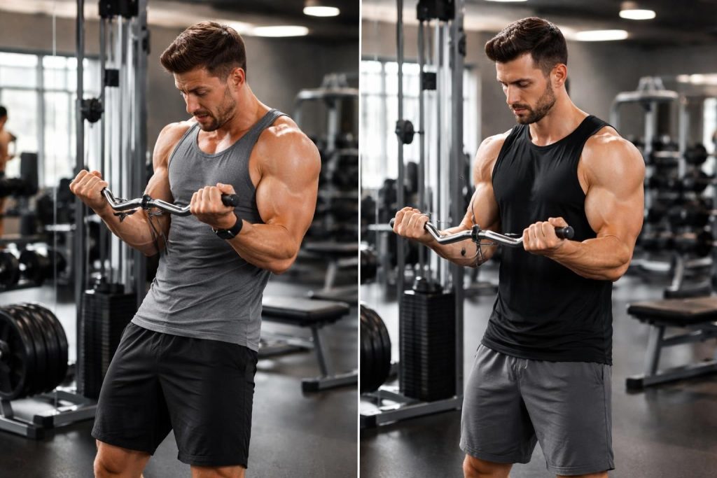 découvrez les erreurs courantes à éviter lors de l'exécution du curl biceps et à la poulie basse pour optimiser vos résultats et prévenir les blessures.